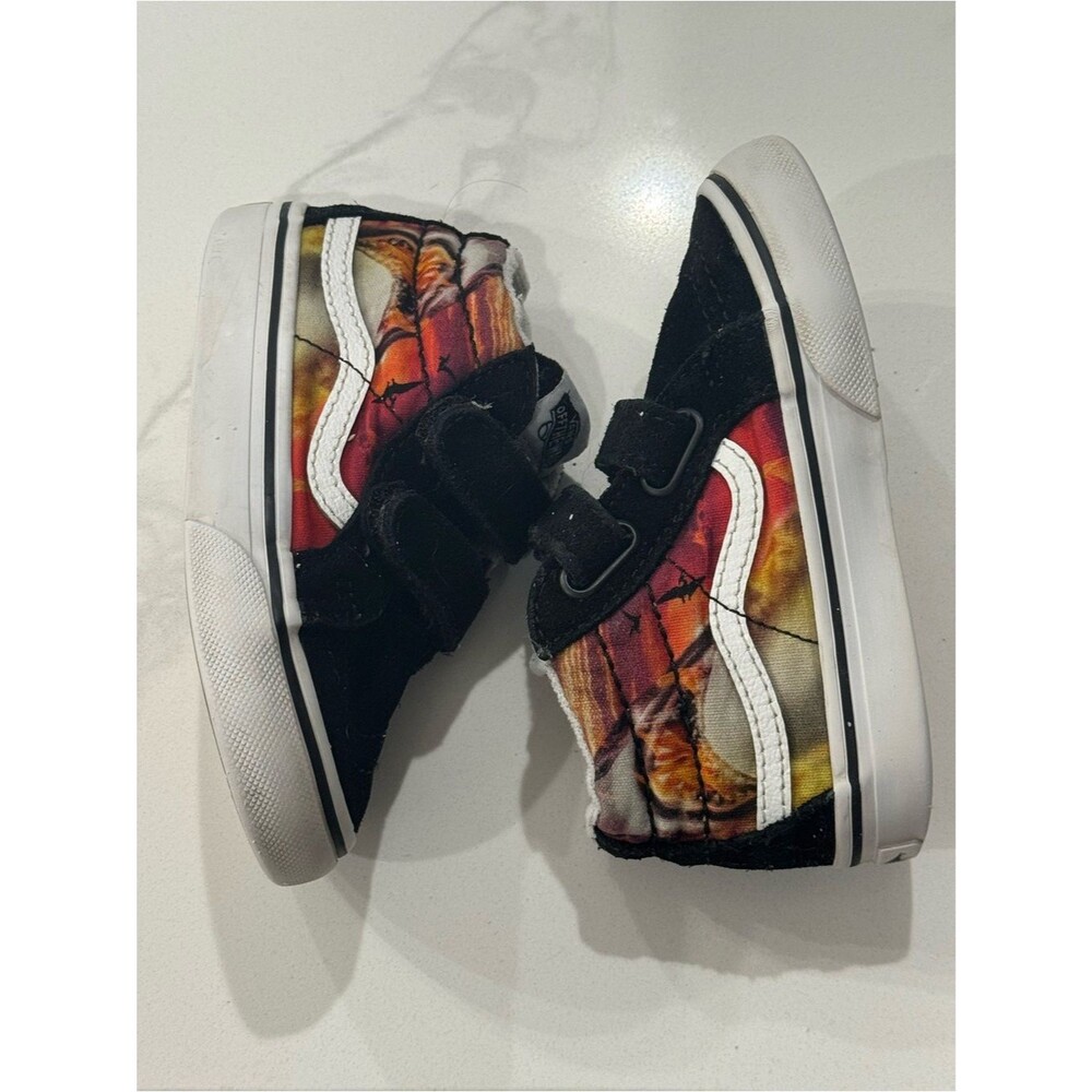 Toddler size 7, Vans Toddler Sk8-Mid Reissue V shoes "Shark Sunset" - Picture 2 of 6